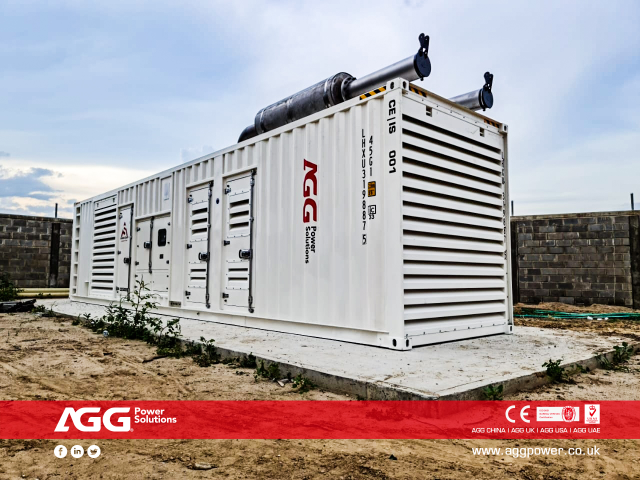 Seri AGG C 丨2500kVA 60Hz丨Kolombia