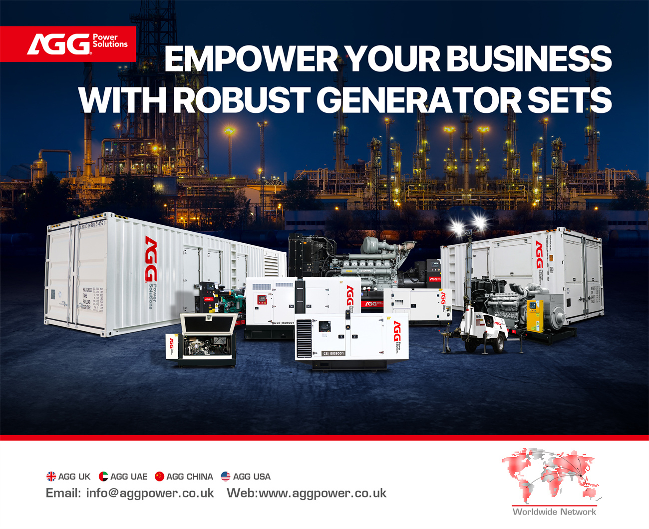 AGG Generator Sets for Commercial Sector