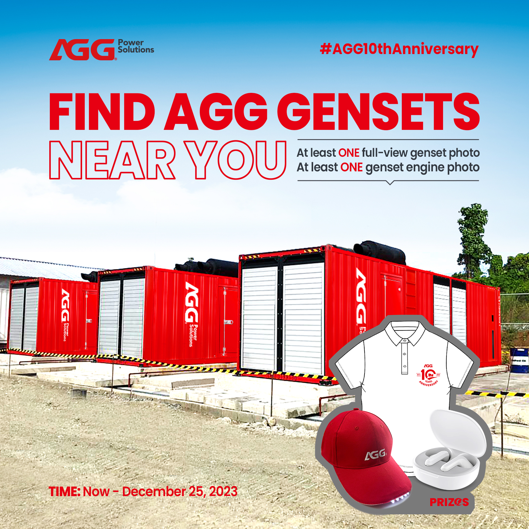 Take AGG Genset Photos and Win Prizes – Find AGG Gensets Near You!