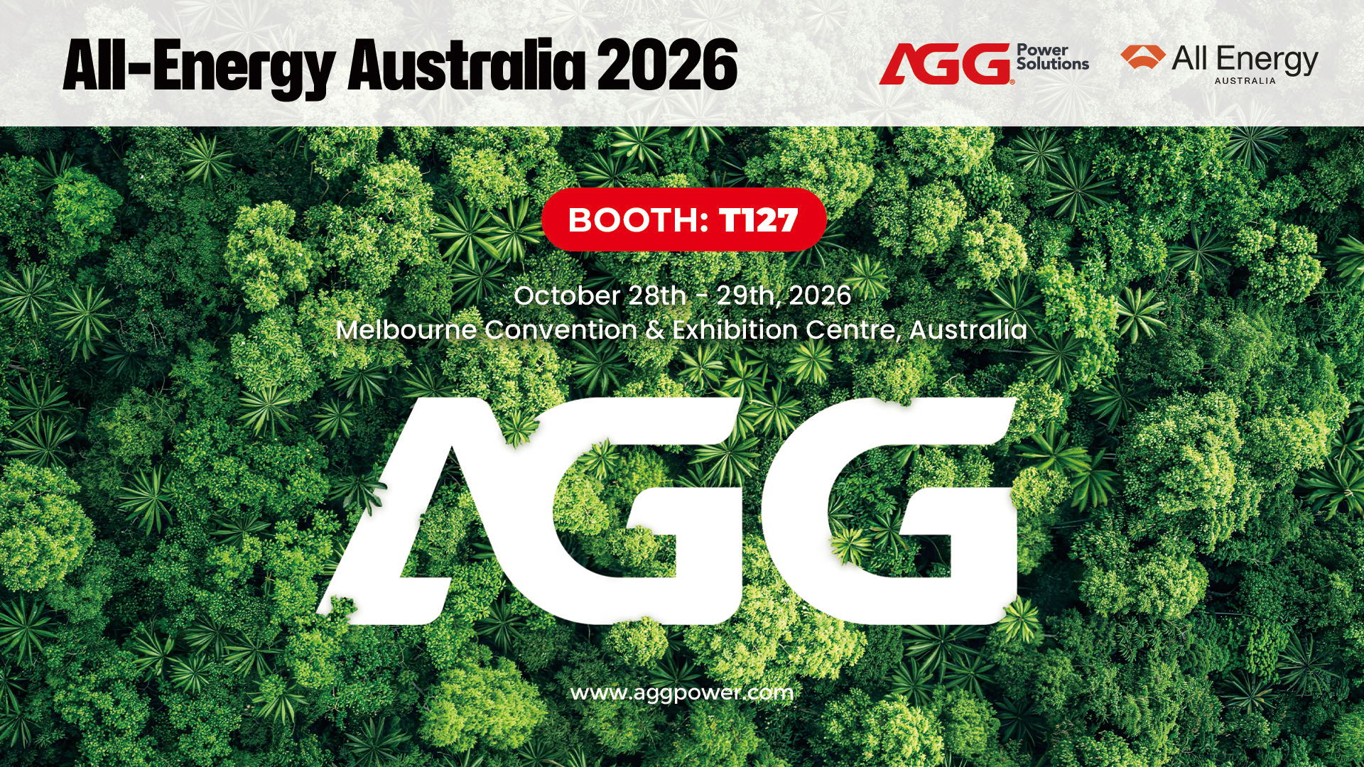 Meet AGG at the All-Energy Australia 2026
