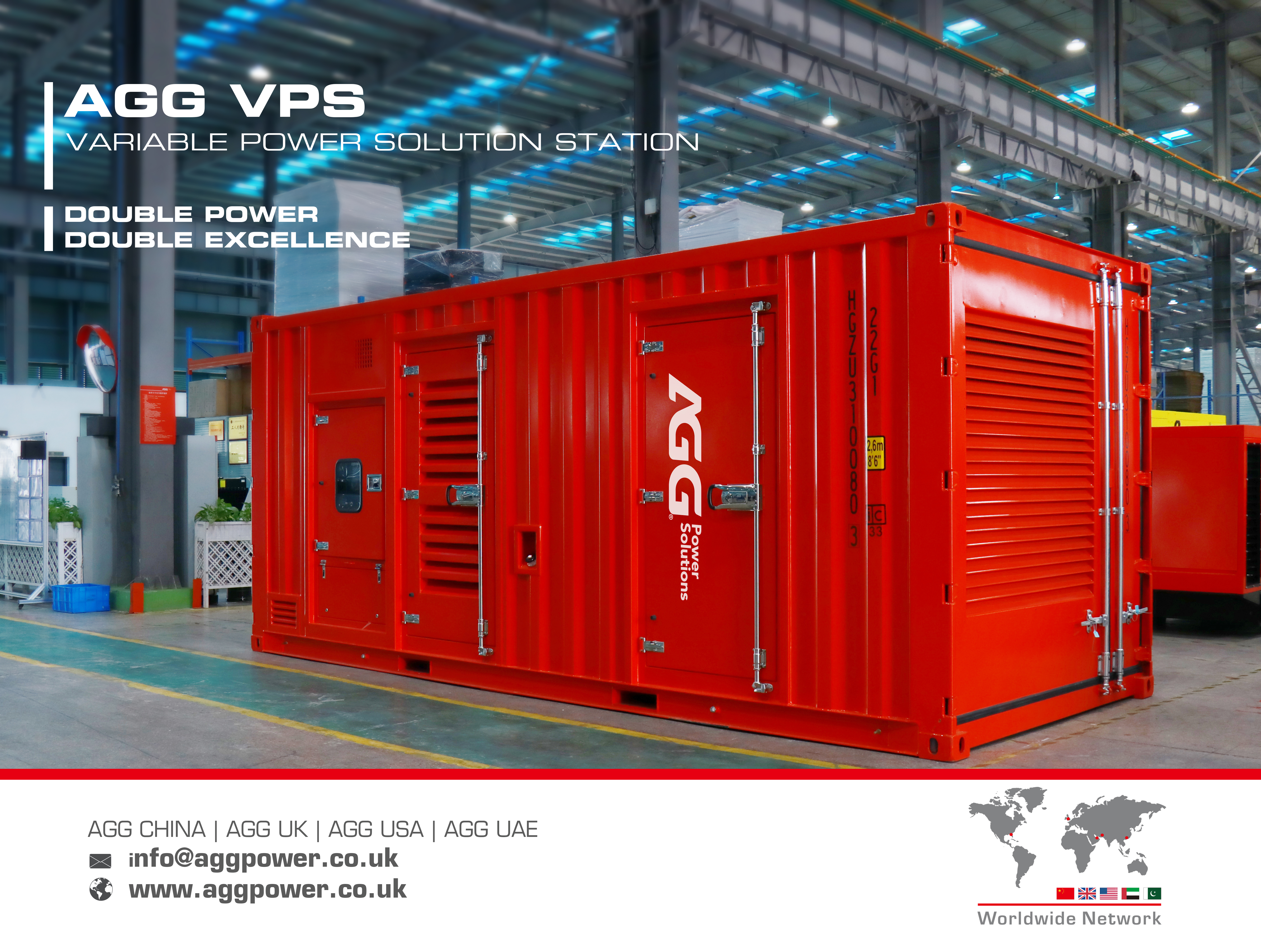 AGG VPS Series Generator Set Provide Flexible and Reliable Power for the Project