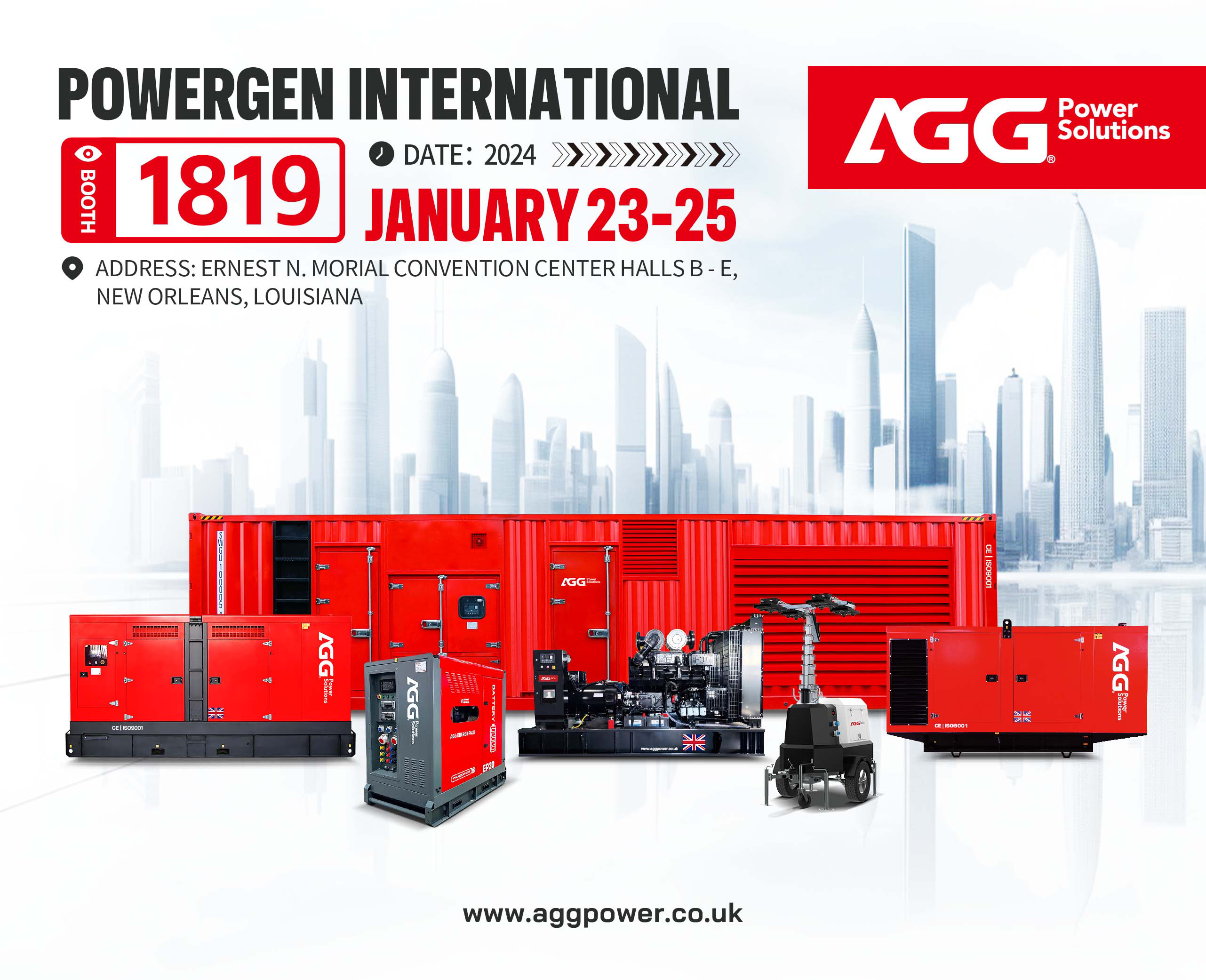 Selamat Datang untuk Mengunjungi AGG di POWERGEN International 2024