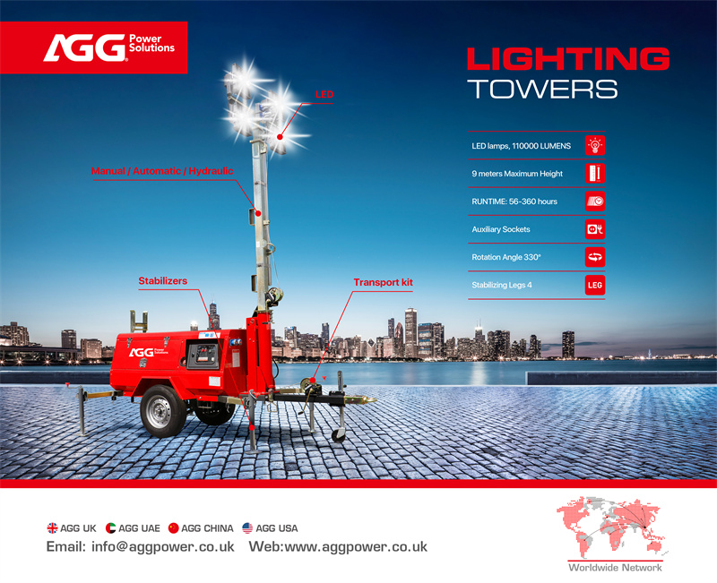 Ano ang mga Application ng Diesel Lighting Towers?
